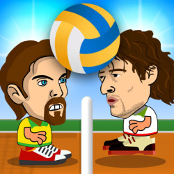 Play 2 Player Head Volleyball now!