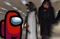 Play Backrooms Among Us Rolling Giant now!
