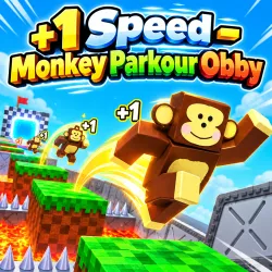 +1 Speed - Monkey Parkour Obby