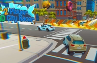 Play 2 Player 3D City Racer now!
