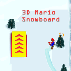 Play 3D Mario Snowboard now!