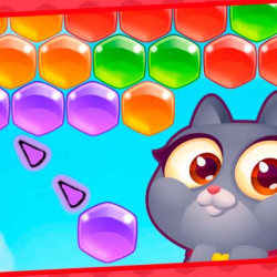 Play Adventures with Pets! Bubble Shooter now!