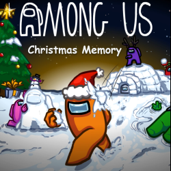 Play Among Us Christmas Memory now!