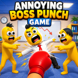 Play Annoying Boss Punch Game now!