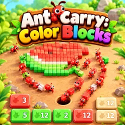 PLay Ant Carry: Color Blocks now!
