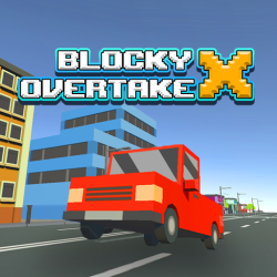 Play Blocky Overtake X now!