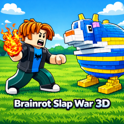 Play Brainrot Slap War 3D now!