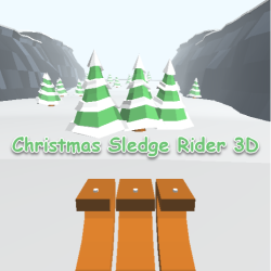 Play Christmas Sledge Rider 3D now!
