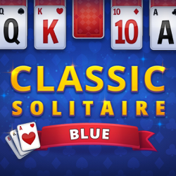 Play Classic Solitaire Blue now!