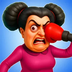 Play Crazy Aunty : Slap & Punch Game