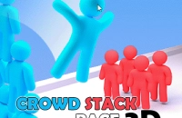Play Crowd Stack Race 3D now!
