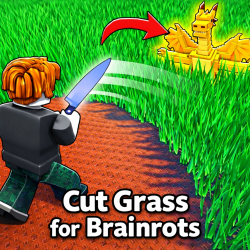 Play Cut Grass for Brainrots! now!