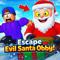 Play Escape Evil Santa Obby! now!