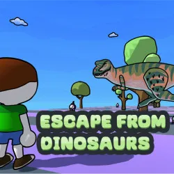 PLay Escape From Dinosaurs now!