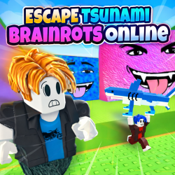 Play Escape Tsunami Brainrots Online now!