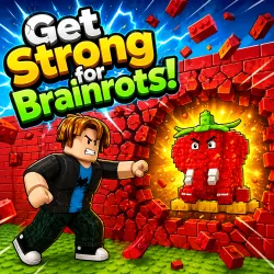 Play Get Strong for Brainrots! now!