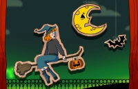 Play Halloween Witch Fly now!