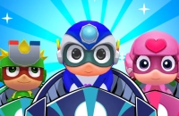 Play Masks Heroes Racing Kid now!