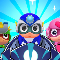 Play Masks Heroes Racing Kid now!