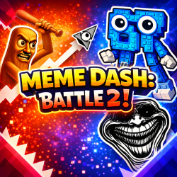 Play Meme Dash: Battle 2! now!