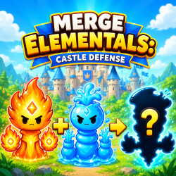 Play Merge Elementals: Castle Defense now!