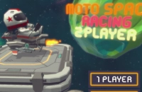 Play Moto Space Racing: 2 Player now!
