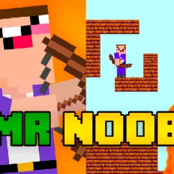 PLay Mr Noob Vs Zombies now!