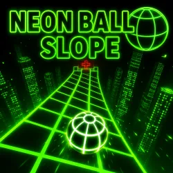 Neon Ball Slope Play Neon Ball Slope Game