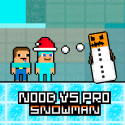 Play Noob vs Pro Snowman now!