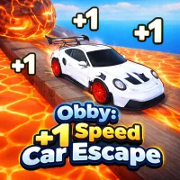 Obby: +1 Speed Car Escape