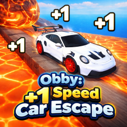 Play Obby: +1 Speed Car Escape now!