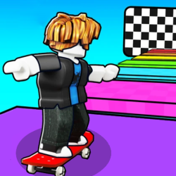 Play Obby: Super-Speed Skateboard now!