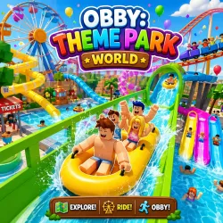 Play Obby: Theme Park World now!
