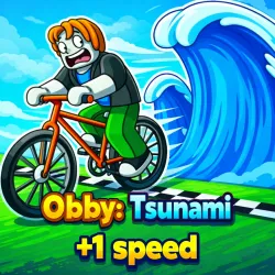 Play Obby: Tsunami +1 Speed Game