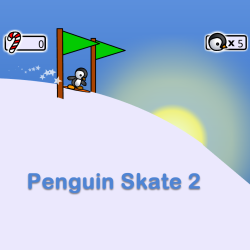 Play Penguin Skate 2 now!