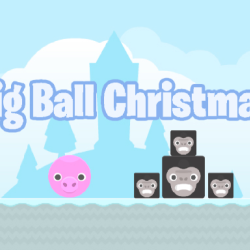 Play Pig Ball Christmas now!
