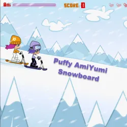 PLay Puffy AmiYumi Snowboard now!