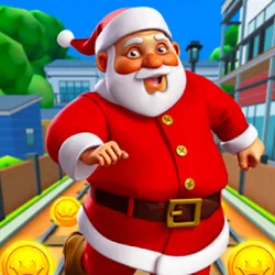 PLay Santa Run Online now!