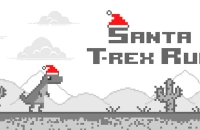 Play Santa T Rex Run now!