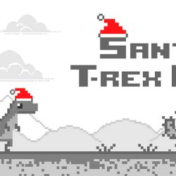 Play Santa T Rex Run now!