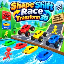 Shape Shift Race Transform 3D Play Shape Shift Race Transform 3D Game