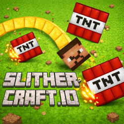 Play SlitherCraft.io now!