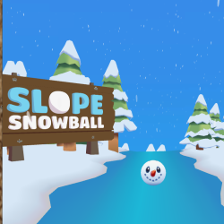 Play Slope Snowball now!