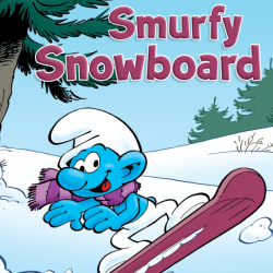 Play Smurfs Snowboard now!