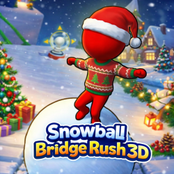 Play Snowball Bridge Rush 3D now!