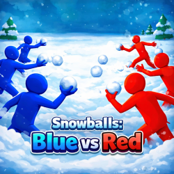 Play Snowballs: Blue vs Red now!