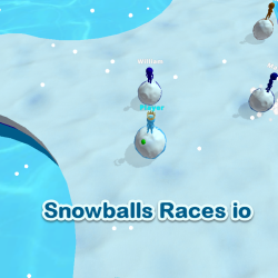 Play Snowballs Races io now!