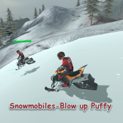 Play Snowmobiles - Blow up Puffy now!