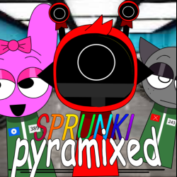 Play Sprunki Pyramixed Squid Game now!