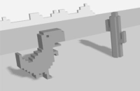 Play T-Rex Run 3D now!